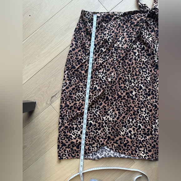 Maurices Cheetah Print Wrap Midi Skirt - Picture 6 of 7
